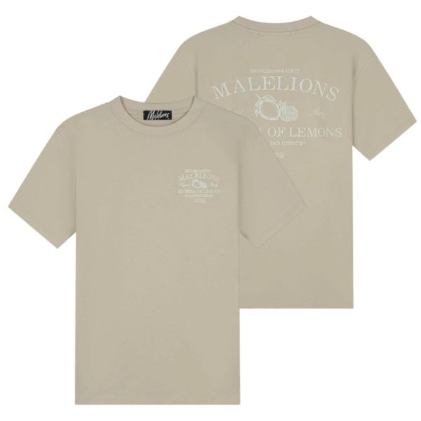 Malelions Riviera T-shirt Beige