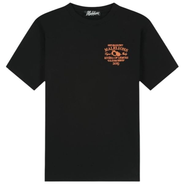 Malelions Riviera T-shirt Zwart