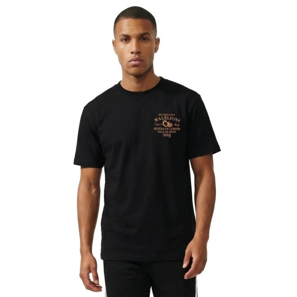 Malelions Riviera T-shirt Zwart