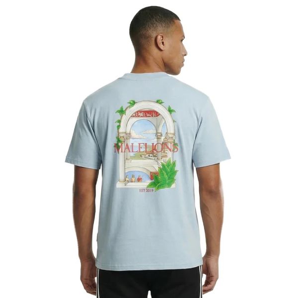 Malelions Roman T-shirt Licht blauw
