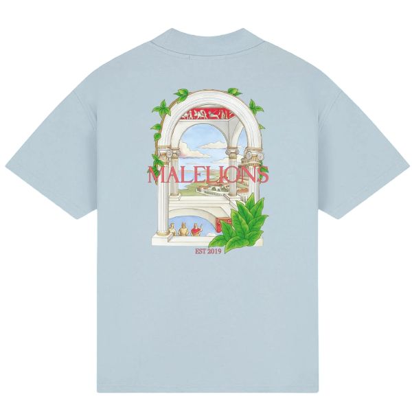 Malelions Roman T-shirt Licht blauw