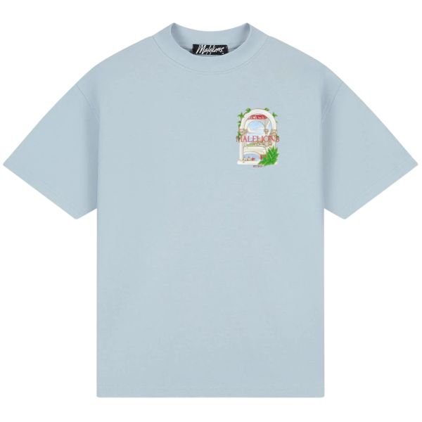 Malelions Roman T-shirt Licht blauw