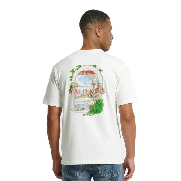 Malelions Roman T-shirt Wit