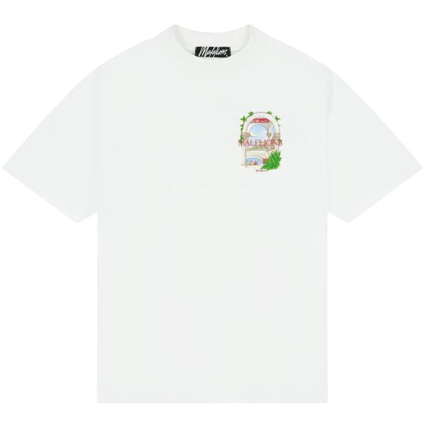 Malelions Roman T-shirt Wit