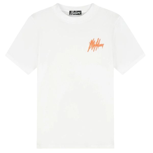 Malelions Signature Drip T-shirt Wit