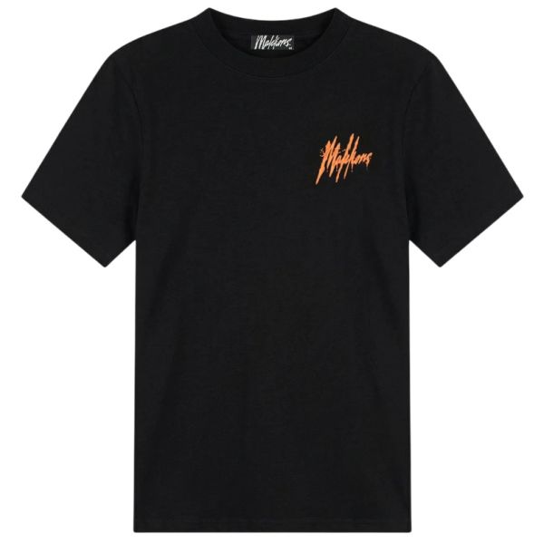 Malelions Signature Drip T-shirt Zwart
