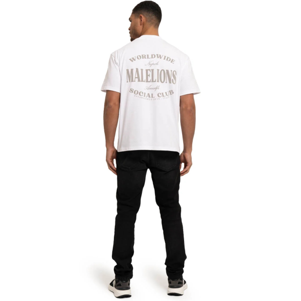 Malelions Social Club T-shirt Wit