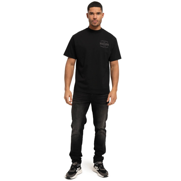 Malelions Social Club T-shirt Zwart