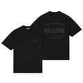 Malelions Social Club T-shirt Zwart