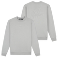 Malelions Striped Signature Sweater Grijs