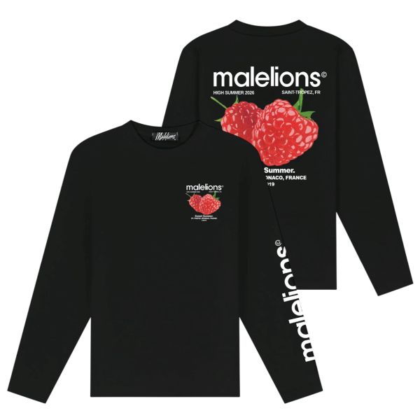 Malelions Sweet Summer Longsleeve T-shirt Zwart
