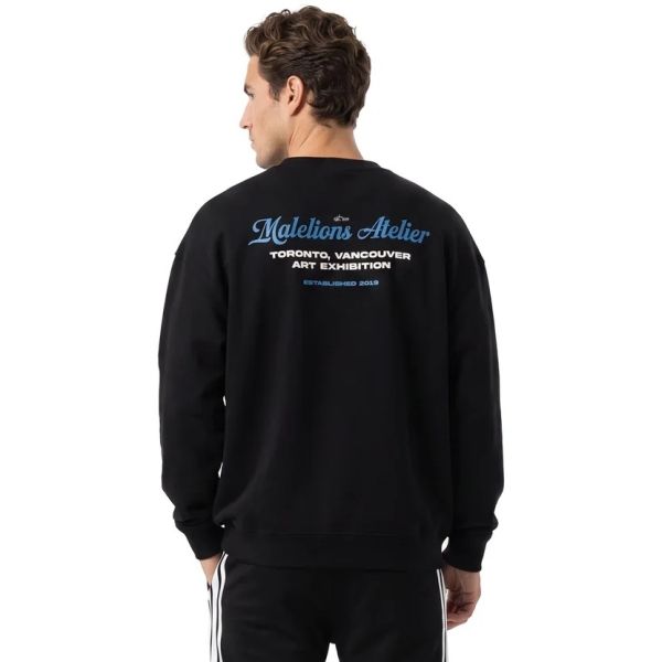 Malelions University Sweater Zwart