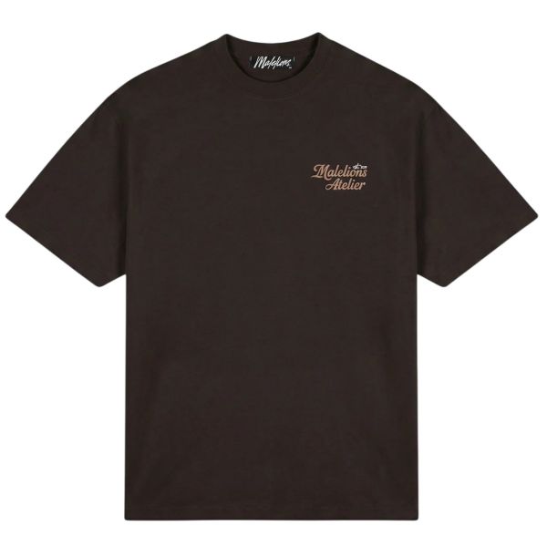 Malelions University T-shirt Bruin