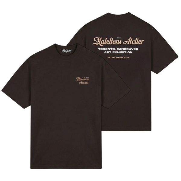 Malelions University T-shirt Bruin