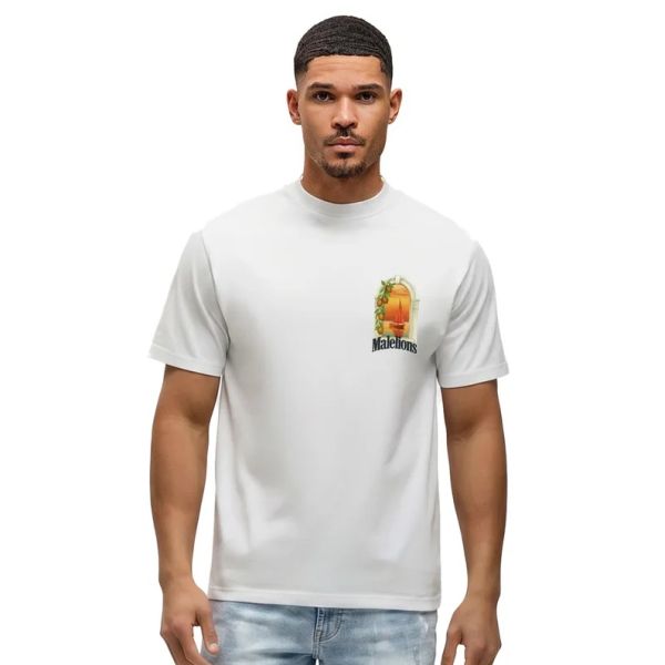 Malelions Yacht Window T-shirt Wit