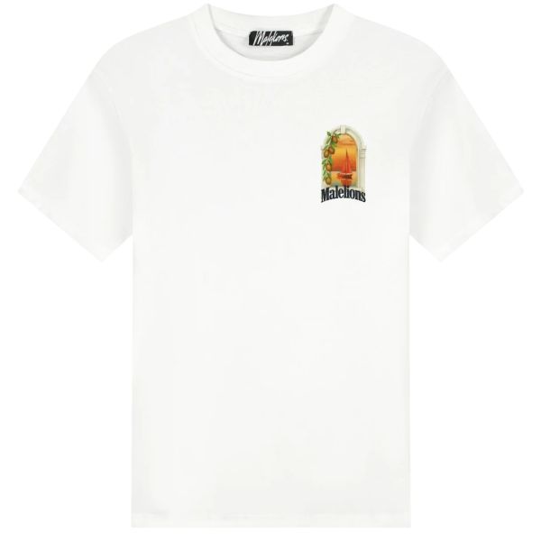 Malelions Yacht Window T-shirt Wit