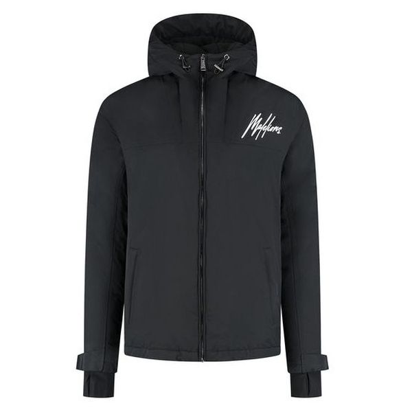 Malelions Men Ski Polar Jacket | Black