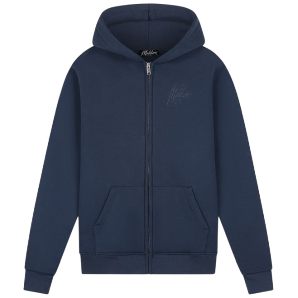 Malelions Striped Signature Vest Navy