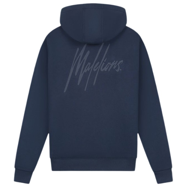 Malelions Striped Signature Vest Navy