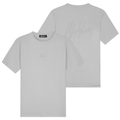 Malelions Striped Signature T-shirt Grijs