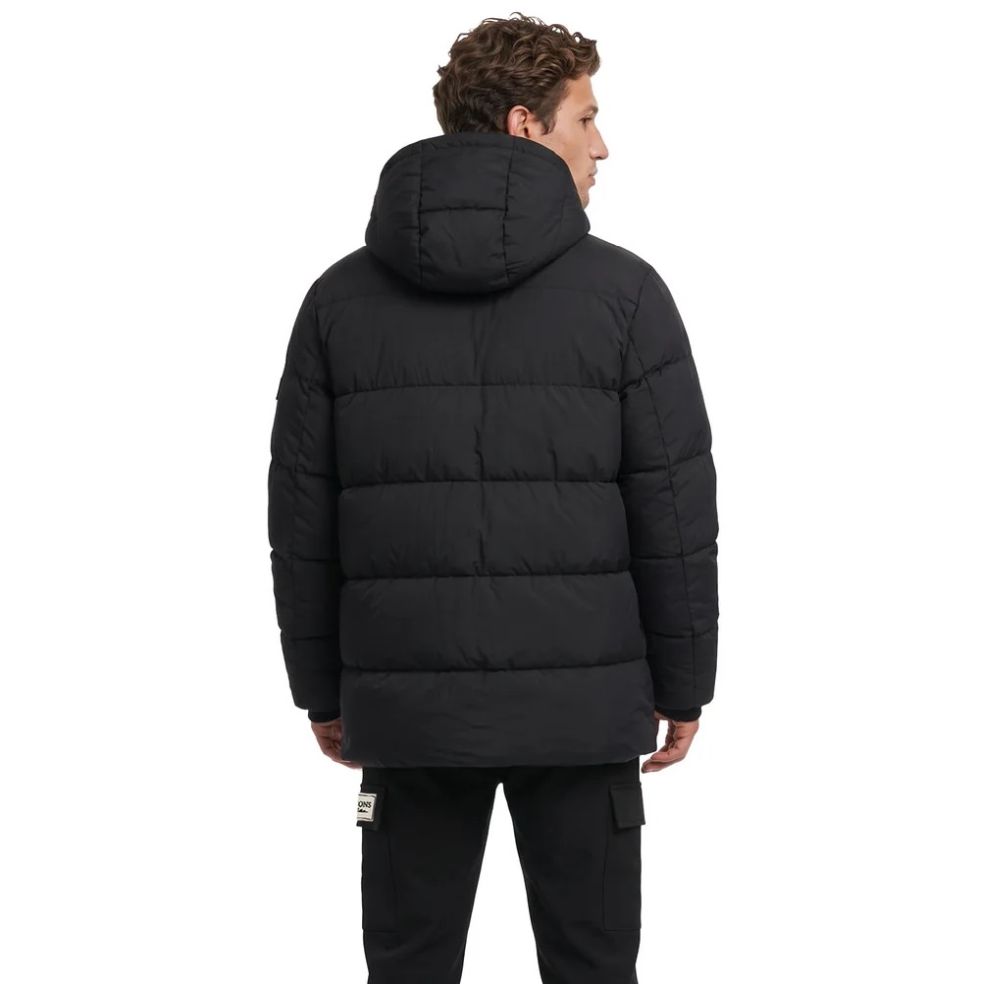 Malelions Padded Parka Zwart