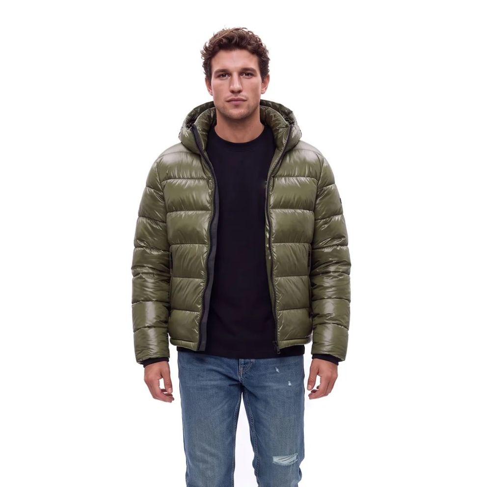 Malelions Padded Puffer Donker Groen