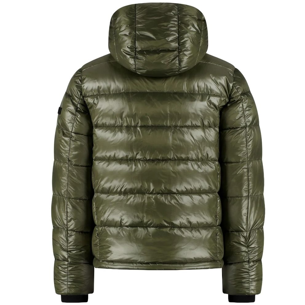 Malelions Padded Puffer Donker Groen