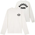 Mansour Paris College Longsleeve T-shirt Wit