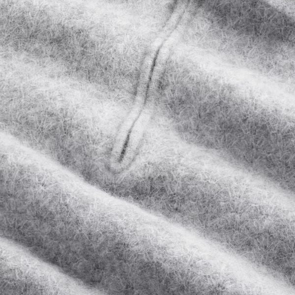 NN.07 Alfie Zip Longsleeve Polo Grijs