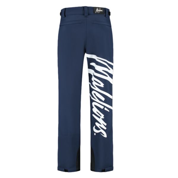 Malelions Men Ski Polar Pants | Navy