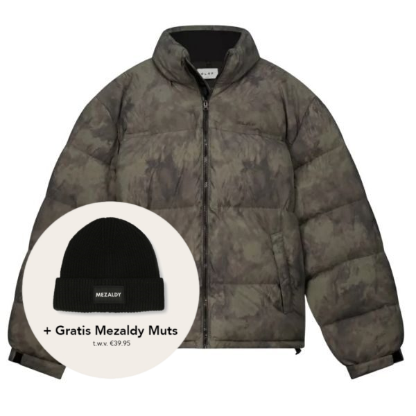 Olaf 2-Tone Puffer Donker Groen