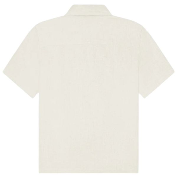 Olaf Linen Blend Overhemd Off White