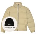Olaf Matte Puffer Beige