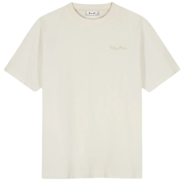 Olaf Ripstop Applique Relaxed T-shirt Off White