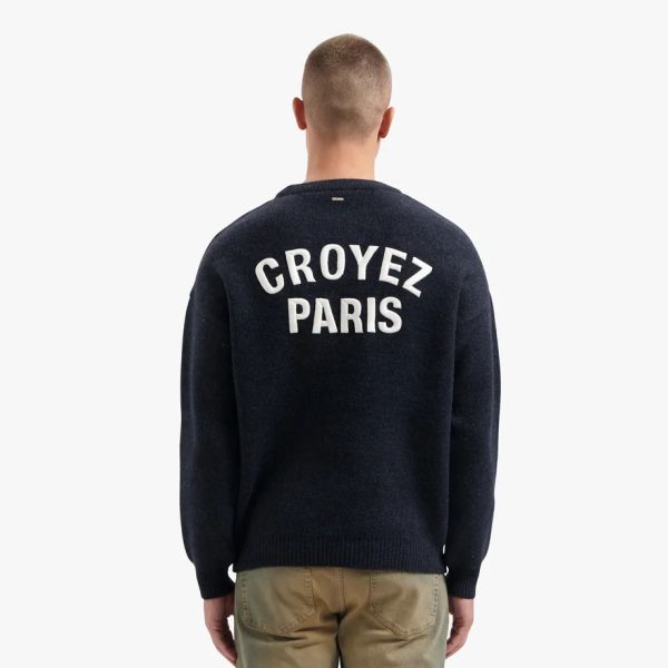 Paris Knit Sweater Navy