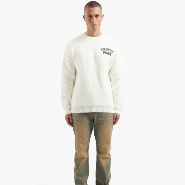 Paris Knit Sweater Off White