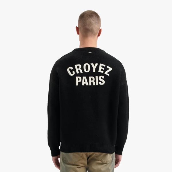 Paris Knit Sweater Zwart