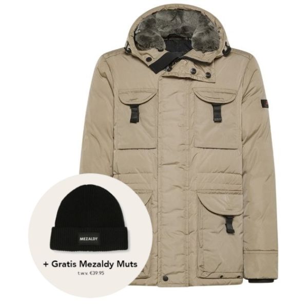 Peuterey Aiptek Fur Parka Beige