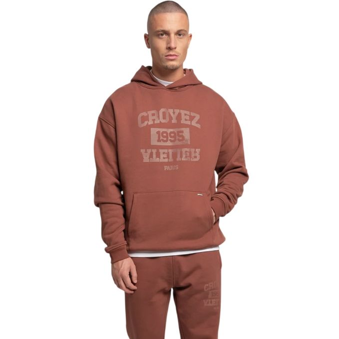 Croyez Heavyweight College Hoodie Rood
