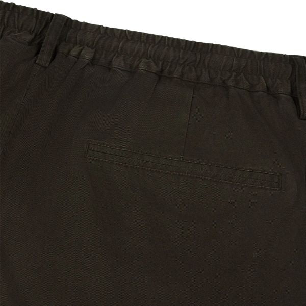 Profuomo Garment Dye Korte Broek Donker Bruin
