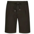 Profuomo Garment Dye Korte Broek Donker Bruin