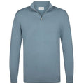 Profuomo Luxury Half Zip Sweater Blauw