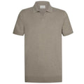 Profuomo Luxury Open Collar Polo Beige