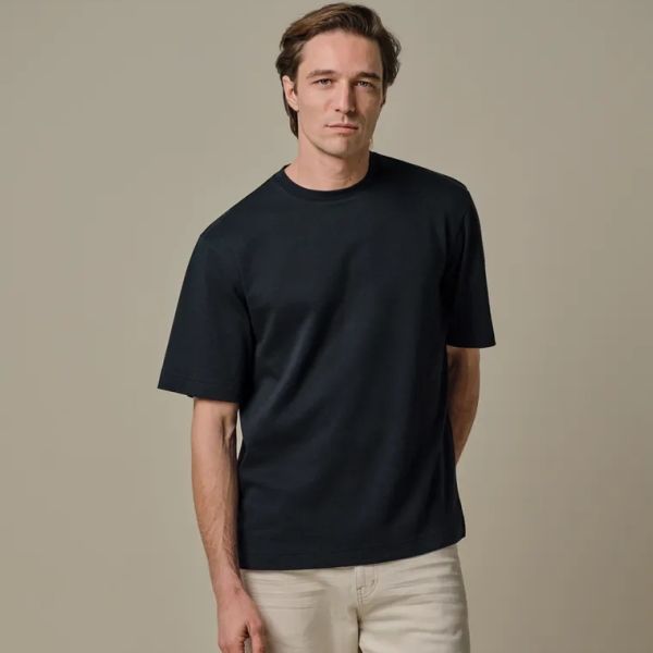 Profuomo Oversized T-shirt Navy