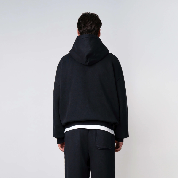 Quotrell Blank Hoodie Zwart