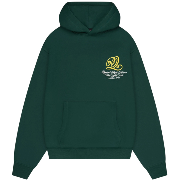 Quotrell Chain Hoodie Donker Groen