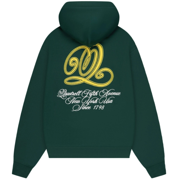 Quotrell Chain Hoodie Donker Groen