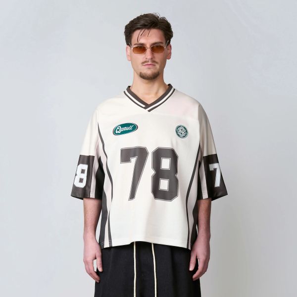 Quotrell Darnell Mesh Jersey Off White