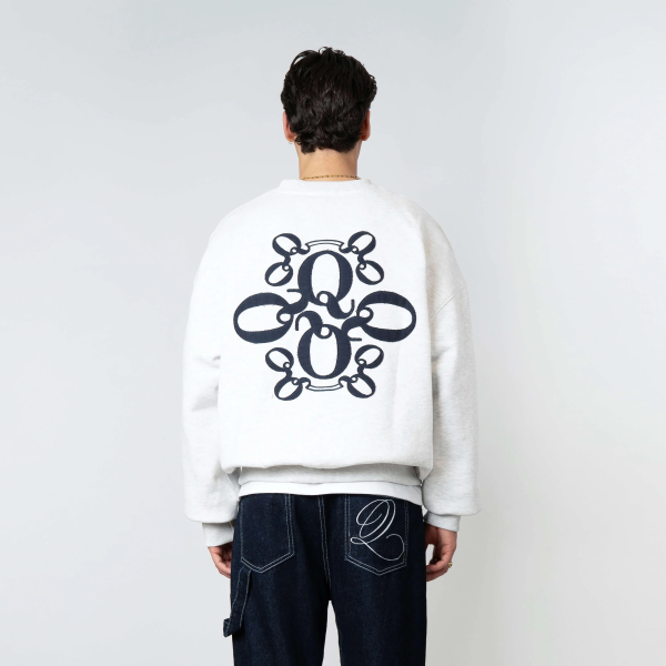 Quotrell Insignia Sweater Grijs