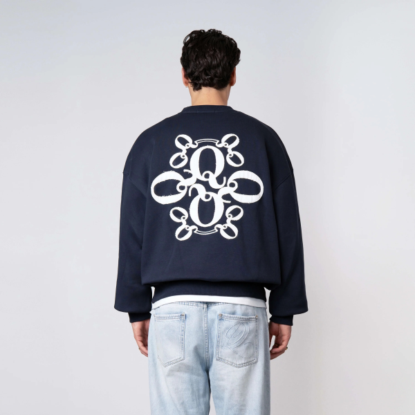 Quotrell Insignia Sweater Navy
